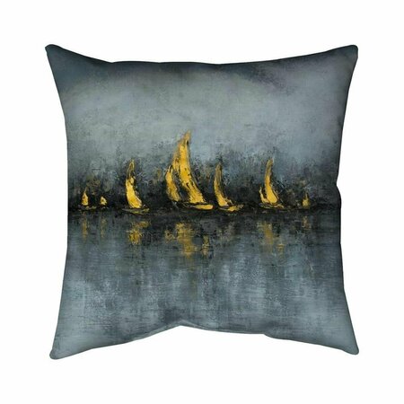BEGIN HOME DECOR 20 x 20 in. Set Sail-Double Sided Print Indoor Pillow 5541-2020-CO159